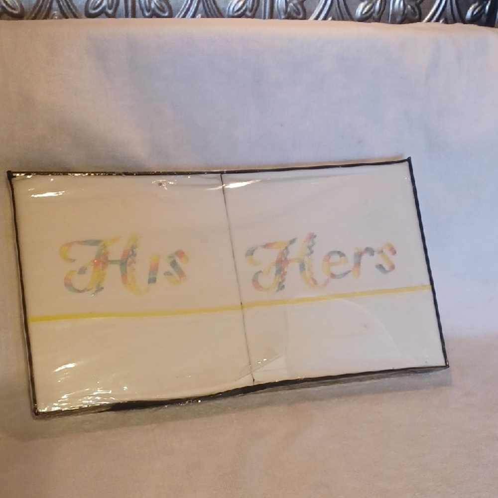 Pillow Case Set His And Hers